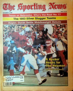 The Sporting News November 21 1983 Mike Rozier Roberto Duran Marvin Hagler - Picture 1 of 1