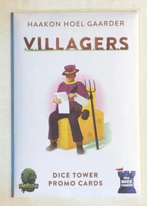 Villagers Game - DICE TOWER PROMO 2020 - Card Set - Sinister Fish - Tom Vasel - Picture 1 of 2