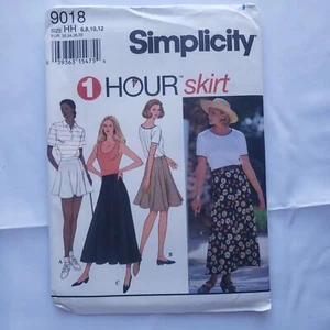 Simplicity 9018 Damen 1 Stunde ausgestellter Rock in drei Längen Muster 6 8 10 12 HH - Bild 1 von 3