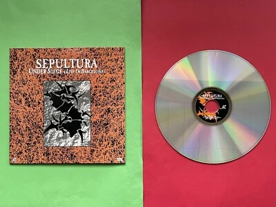 SEPULTURA Laser Disc LIVE in BARCELONA Under Siege UNCUT Tour lP 80 OVP Box 1992 - Bild 1 von 4