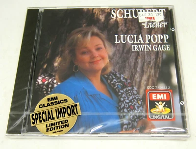 SCHUBERT LIEDER Lucia Popp Irwin Gage EMI Classical CD Set New - Image 1 of 2