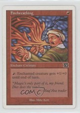 1999 Magic: The Gathering - Core Set: 6th Edition Firebreathing #177 3l7
