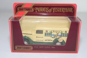 A35 1:43 MATCHBOX YESTERYEAR G.M.C. GMC VAN BAXTERS MIB - Picture 1 of 4
