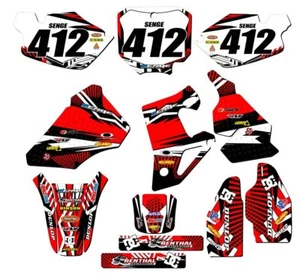 1996-2002 CR 80 MAYHEM Red Senge kit de gráficos compatible con Honda - Imagen 1 de 10