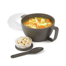 Prep Solutions by Progressive Microwave Soup On-the-Go Gray - PS-91GY Leak-Pr...