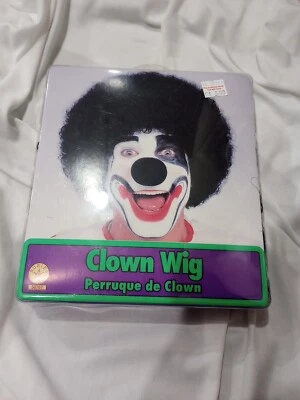 CLOWN WIG RUBIES 黑色万圣节 COSPLAY 服装 — 第 1/2 张图片