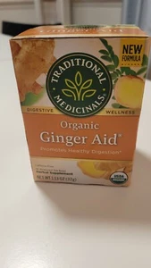 Traditional Medicinals Organic Ginger Aid Tea - Caffeine free - Picture 1 of 2
