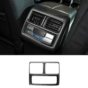 2Pcs Carbon Fiber Interior Rear Air Vent Outlet Cover Trim For Mazda CX-9 Type A - Picture 1 of 12