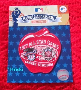 1977 MLB All Star Game Collector Patch New York Yankees Yankee Stadium Official - Picture 1 of 1