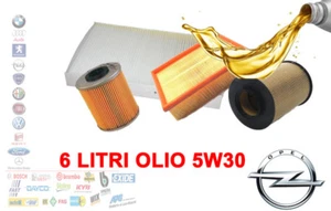 KIT 4 FILTRI TAGLIANDO OLIO 5W30 OPEL ZAFIRA A 2.0 CDTI - Imagen 1 de 3