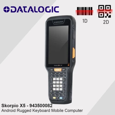 Datalogic Skorpio X5 Android Computer Scanner Handheld 1D/2D/QR Barcode Scanner - Image 1 of 4
