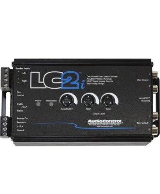 AudioControl LC2i 2-Channel Line Out 400W Converter with AccuBASS & GTOTM Signal - Image 1 of 4