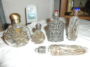 flacon a parfum et sel art nouveau - Picture 1 of 7