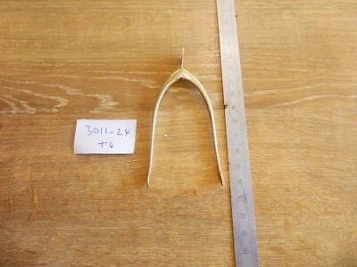 Excelentes pinzas de azúcar Wishbone de novedad plateadas con sello ART-DECO 1933 Birmingham Foto 1 de 4