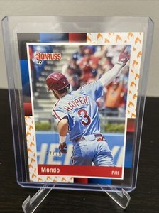 2022 Donruss America Retro 1988 Bryce Harper Mondo Nickname SP 27/75 “On fire”