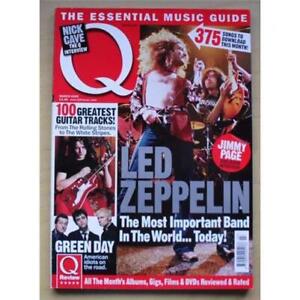 LED ZEPPELIN Q #224 MAGAZINE MARCH 2005 LED ZEPPELIN COVER WITH FEATURE INSIDE U