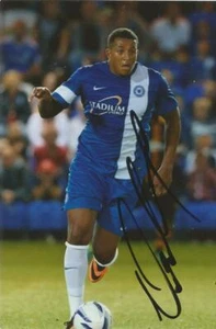 PETERBOROUGH: NATHANIEL MENDEZ-LAING SIGNED 6x4 ACTION PHOTO+COA - Picture 1 of 1