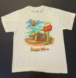 VTG 94 The Flintstones/Roc Donalds Summer Of 94’ McDonalds Promo Shirt - Youth L - Picture 1 of 8