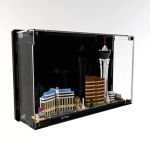 Estuche de exhibición montado en pared para LEGO® Architecture Las Vegas 21047 - Imagen 1 de 6