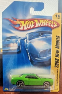 Dodge Challenger SRT8 2008 raro Hot Wheels nuevos modelos 16 verde - Imagen 1 de 2