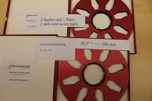 Bobina nastro NAB 10,5" 1 paio - Akai Teac Revox Studer M15A - articolo LJ5 - Foto 1 di 3