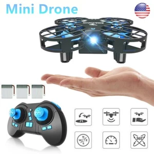 SNAPTAIN H823H Mini RC Quadcopter Toy Drone LED Aircraft for Kids Beginners - Picture 1 of 12
