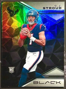 C.J. Stroud RC 2023 Panini Black #154 Houston Texans Rookie Card - Foto 1 di 2