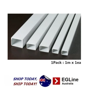 High-strength Cable Trunking Ducting Duct 100mm x 50mm x 1m Square shaped(White) - Picture 1 of 2