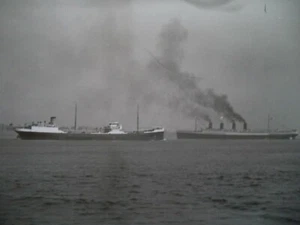 Foto nave Ocean Liner Cowrie e France 1932 da negativo originale R1 - Foto 1 di 3