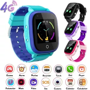 4G Kinder Smartwatch GPS Tracker SMS Anruf Videoanruf SOS Smartwatch Handy - Bild 1 von 53