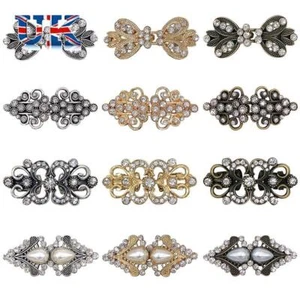 Clips for Women Girls Cardigan Clip Sweater Swirl Clip Cape Cloak Clips Brooch - Picture 1 of 22