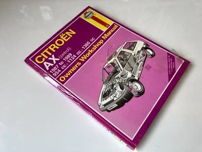 Haynes Manual 1470 for Citroen AX Petrol 954cc, 1124cc, 1360cc 1987- 89 NEW - Image 1 of 3
