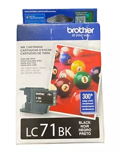 Cartucho de tinta Brother Innobella LC71BK rendimiento estándar - negro 300 páginas - Imagen 1 de 4