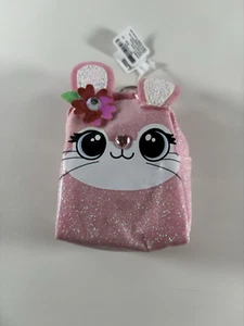 NEW Pink Bunny Mini Clip On Backpack from Claire's - Picture 1 of 2