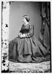 Mrs Ulysses S Grant,Julia Boggs Dent,First Lady,spouses,wives,portraits,1855 1 - Picture 1 of 1