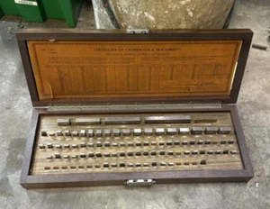 Brown Sharpe Gage Block Set Inspection Sine Bar Machinist Tool Maker Setup - Picture 1 of 13