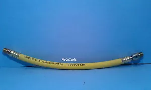 Goodyear USA 1 Fuß 3/8" 250 PSI Gummi Luftschlauch Zopfpeitsche mit Kugeldrehbar - Bild 1 von 3