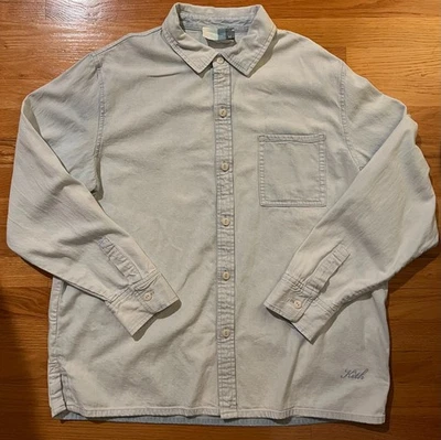 Denim Kith Ronnie Fieg Ginza azul índigo con botones manga larga talla grande 2023 Foto 1 de 4