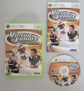 Virtua Tennis 2009 Microsoft Xbox 360 X360 Complete CIB - Picture 1 of 2