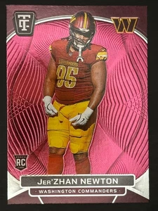 Panini 2024 totalmente certificado - novatos Jer'zhan Newton #142 espejo granate (RC) - Imagen 1 de 2