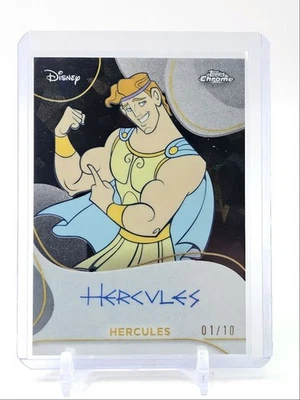 HERCULES 2025 TOPPS CROMO DISNEY ZAFIRO FACSÍMIL NEGRO AUTOMÁTICO 01/10 Q4520 Foto 1 de 2