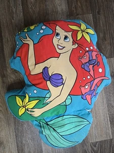 Vintage Disney kleine Meerjungfrau Arielle Ganzkörperkissen SELTEN RARITÄT 23 Zoll  - Bild 1 von 9