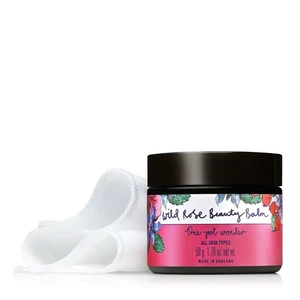 Neals Yard Remedies Wild Rose Beauty Balm 50g-NEW & BOXED & WITH CLOTH-EXP 05/27 - Picture 1 of 5