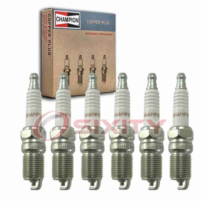 6 bujías Champion Copper Plus para Volvo 264 1976-1982 2,7 L 2,8 L V6 zc Foto 1 de 4