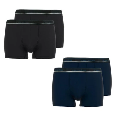 CECEBA Herren Boxershorts, 2er Pack - Long Pants, Unterwäsche, Logo, einfarbi... - Bild 1 von 3