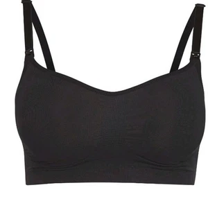 SKIMS Maternity Seamless Sculpt Nursing Bra Size 2X/3X Onyx - Picture 1 of 7