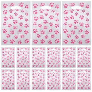 50Pcs Treat Bags Candy Bags Dog Paw Pattern Bag Goodies Bags Themed Party Gift - Imagen 1 de 12