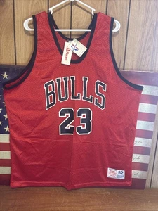 Camiseta vintage Hanes NBA Chicago Bulls Michael Jordan #23 talla XXL 52 NOS - Imagen 1 de 6