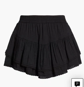 BP. Womens Skort Black XL Lace Trim Short Skirt For Nordstrom Built In Shorts - Picture 1 of 4