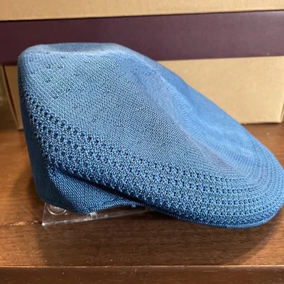 Kangol Tropic Ventair 504 Color Denim Azul Grande Nuevo Sin Etiquetas Foto 1 de 4